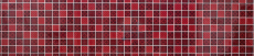 Retro vintage mosaic tile kitchen splashback translucent red glass mosaic crystal look red MOS78B-0902_f | 10 mosaic mats