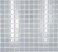 Mosaic tile Glass mosaic light gray Swimming pool mosaic Pool mosaic MOS60-0204