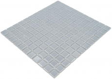 Mosaic tile Glass mosaic light gray Swimming pool mosaic Pool mosaic MOS60-0204
