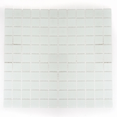 Mosaic tile white milk glass with green tint frosted glass mosaic mosaic mat MOS60-0111