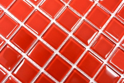 Mosaic tile glass mosaic red BATH WC kitchen WALL mosaic mat MOS60-0904