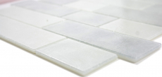 Glass mosaic mosaic tiles antique white light gray masonry bond Bianco BAD WC kitchen WALL MOS68-0139L
