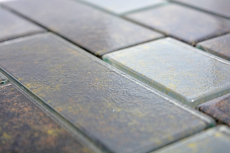 Hand sample mosaic tile translucent black masonry composite Rusty Black MOS68-2569L_m