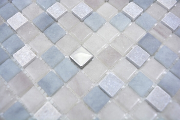 Glass mosaic mosaic tiles stone cream gray GRIGIO BATH WC kitchen WALL MOS91-0204