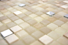 Hand-painted mosaic tile translucent stone white SILK BATHROOM WC KITCHEN WALL MOS91-0214_m