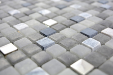 Hand-painted mosaic tile translucent stone black NERO BAD WC kitchen WALL MOS91-0334_m