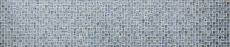 Hand-painted mosaic tile Tile backsplash Translucent blue black Glass mosaic Crystal Resin optic blue black silver MOS83-CB07_m