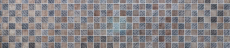 Hand-painted mosaic tile Tile backsplash Translucent champagne black Glass mosaic Crystal resin look MOS78B-0702_m