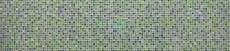 Hand-painted mosaic tile Tile backsplash Translucent stainless steel green Glass mosaic Crystal steel green MOS92-0506_m