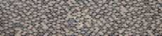 Hand-painted mosaic tile Tile backsplash Translucent dark beige Brick Glass mosaic Crystal stone emperador dark MOS87-B1155_m