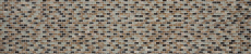 Hand-patterned mosaic tile Tile backsplash Translucent light beige Brick Glass mosaic Crystal stone emperador light MOS87-B1153_m