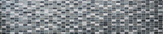 Rectangular mosaic tiles glass mosaic stone retro silver anthracite structure wall cladding kitchen tile WC - MOS83-CRS2