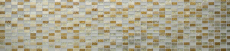 Hand-patterned mosaic tile Tile backsplash Translucent gold Rectangle Glass mosaic Crystal stone Retro gold MOS83-CRS4_m