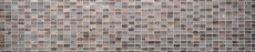 Rectangular mosaic tiles glass mosaic stone retro brown bronze beige structure wall cladding bathroom WC - MOS83-CRS6