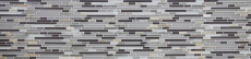 Mosaic tile kitchen splashback translucent gray brown composite glass mosaic Crystal stone gray brown MOS86-0202_f