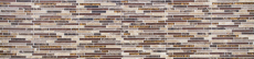 Hand-painted mosaic tile Tile backsplash Translucent beige brown Composite glass mosaic Crystal marble beige brown MOS86-1302_m