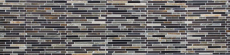 Hand-painted mosaic tile Tile backsplash Translucent beige brown gray black composite glass mosaic Crystal stone MOS86-0206_m