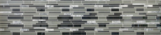 Mosaic tiles kitchen splashback gray black composite glass mosaic stone gray MOS67-GV44_f