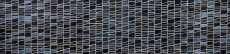 Mosaic tile kitchen splashback translucent black ladder glass mosaic Crystal stone EP black MOS87-0107_f