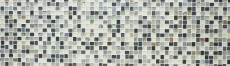Hand-patterned mosaic tile Tile backsplash Translucent white gray rust Rectangle Glass mosaic Crystal stone rustic MOS82-0102_m