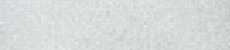 Hand-painted mosaic tile Tile backsplash Translucent white Glass mosaic Crystal stone Cream white MOS94-2503_m
