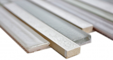 Hand-painted mosaic tile translucent ceramic white composite glass mosaic Crystal ceramic Arctic white MOS83IC-0131_m