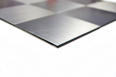 Hand sample mosaic tile self-adhesive aluminum silver metal metal MOS200-22M100_m