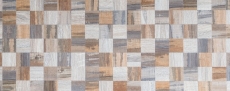 self-adhesive mosaic tile ALU gray beige metal wood look MOS200-2422