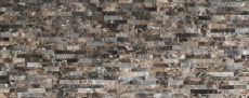 Facing brick 3D effect marble panels natural stone wall cladding self-adhesive DIY MOS200-0113