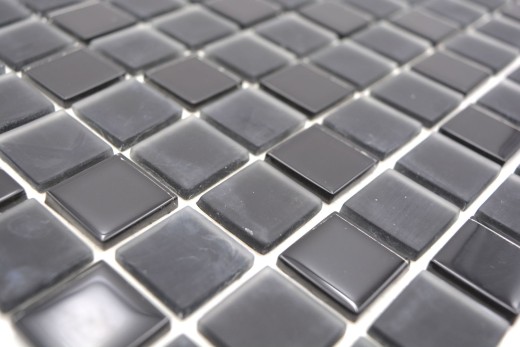 self-adhesive glass mosaic mosaic tile matt black tile backsplash kitchen backsplash MOS200-4CM22