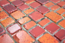 Transparent crystal mosaic glass mosaic red wall tile backsplash kitchen bathroom_f | 10 mosaic mats