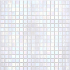 Glass mosaic mosaic tiles white mother-of-pearl iridium iridescent wall shower wall shower tray MOS58-0103