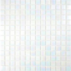 Glass mosaic mosaic tiles white mother-of-pearl rainbow iridium tile backsplash kitchen bathroom MOS240-WA02-N
