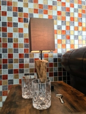 Glass mosaic gold silver black orange red structure wall tile backsplash kitchen bathroom MOS73-71739