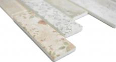 Hand pattern translucent mosaic brick composite ECO glass mosaic rose wall tile backsplash kitchen bathroom MOS24-2095_m