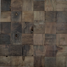 Hand sample wood mosaic boot Old Wood wood FSC mosaic tile wall tile backsplash kitchen bathroom MOS160-23_m