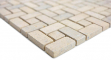 Marble mosaic wheel stone chocolate Marble mosaic wheel stone gray panther polished MOS88-B23_f