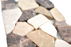 Marble border border Castanao cream beige brown natural stone border wall bathroom kitchen floor sauna WC - MOSBOR-CB15