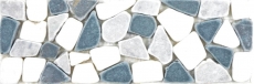 Marble border border gray white black anthracite natural stone border wall bathroom kitchen floor WC sauna - MOSBOR-GW19