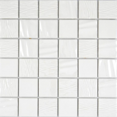 Hand sample ceramic mosaic Kanaan white plain mosaic tile wall tile backsplash kitchen bathroom MOS14-0111_m