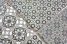 Hand pattern ceramic mosaic black mosaic tile wall tile backsplash kitchen bathroom MOS22B-0303_m