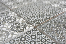 Hand pattern ceramic mosaic black mosaic tile wall tile backsplash kitchen bathroom MOS22B-0303_m