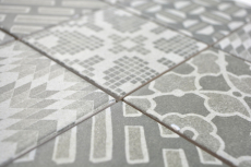 Hand-painted ceramic mosaic picolo GRIGIO mosaic tile wall tile backsplash kitchen bathroom MOS22B-G02_m