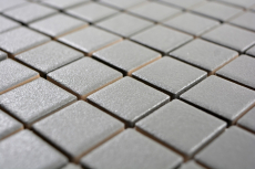 Hand-painted mosaic tile SLIDING SLIDING SAFE floor Slate gray matt MOS18-0222-R10_m