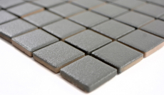 Hand-painted mosaic tile SLIDING SLIDING SAFE floor Slate gray matt MOS18-0222-R10_m