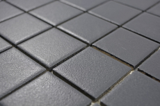 Hand sample mosaic tile ceramic soft black SLIPPROOF SLIPPROOF MOS14-0311-R10_m