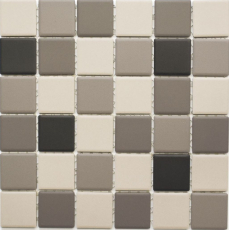 Mosaic tile light beige gray anthracite unglazed tile backsplash MOS14B-0208-R10_f