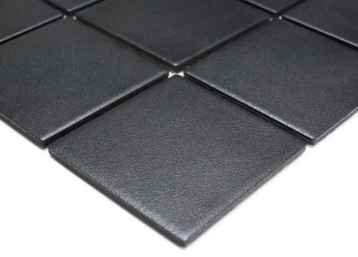 Mosaic tile wall ceramic anthracite black non-slip non-slip shower tray floor tile WC - MOS22-0302-R10