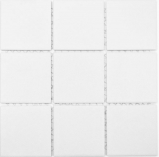 Mosaic tile wall floor ceramic white non-slip non-slip shower tray floor tile backsplash - MOS22-0102-R10