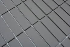 Mosaic tile ceramic rods mud gray unglazed shower tray floor tile MOS24B-0204-R10_f